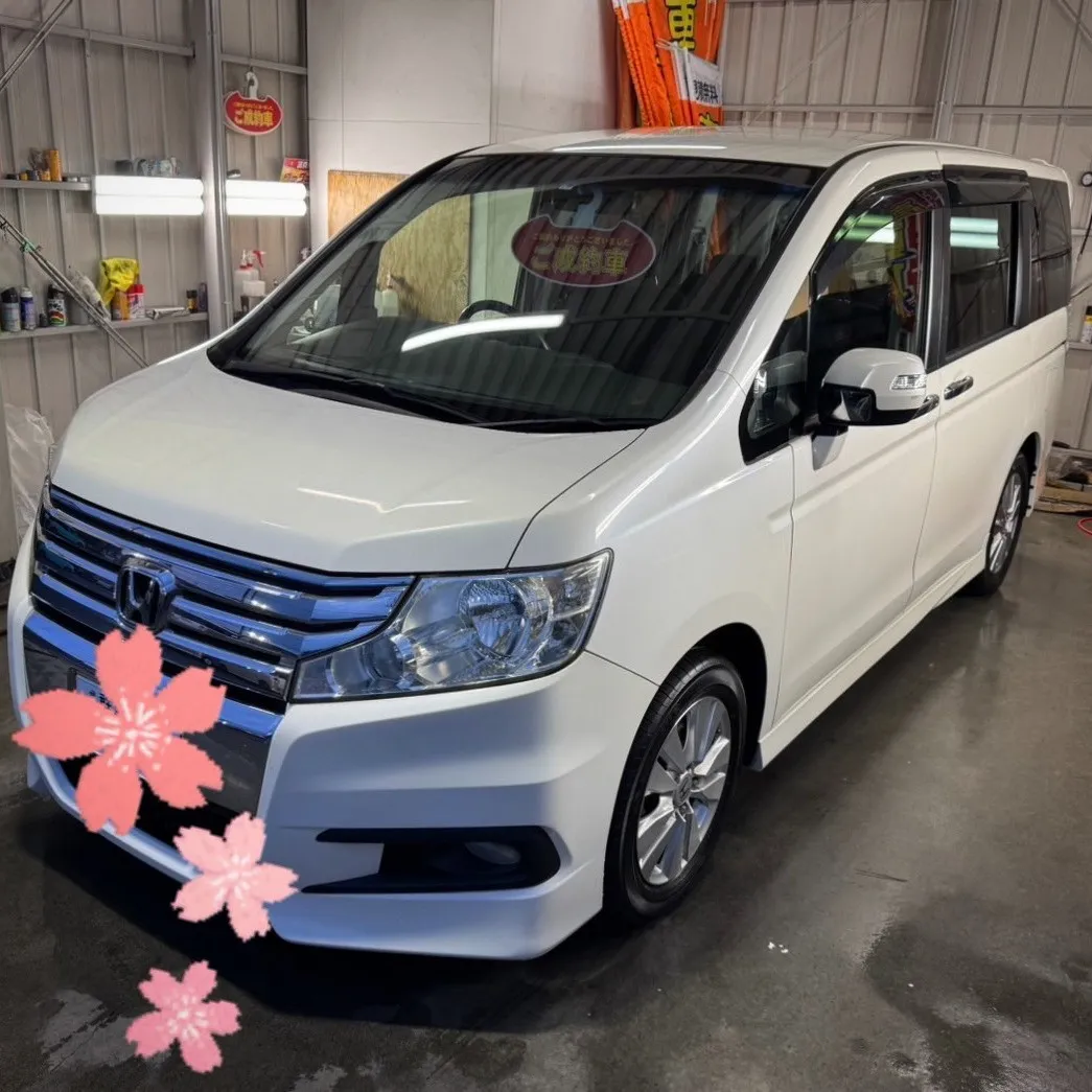 K様　H２３年式のステップワゴンスパーダをご購入いただき、こ...
